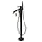 Kingston Brass Freestanding Tub Faucet, Oil Rubbed Bronze, Freestanding KS8135DKL - alternate 1